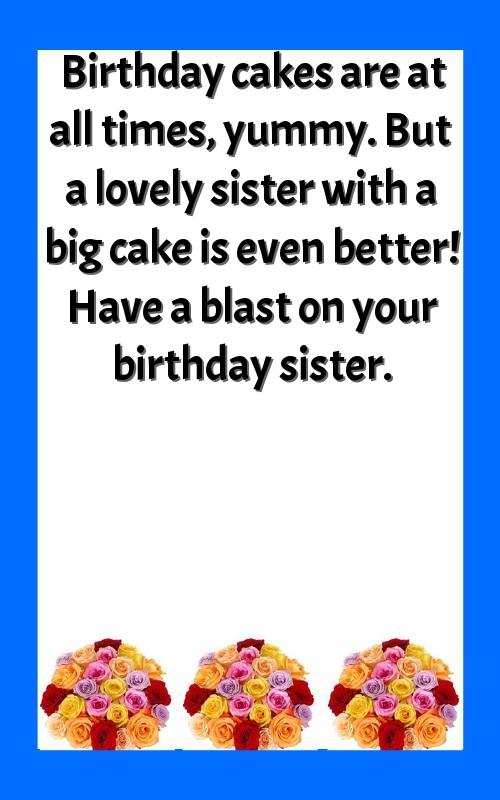 birthday wishes for my elder sister